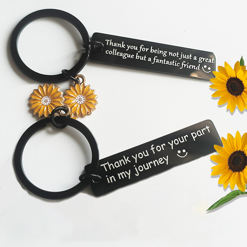 Gift to Colleague Friend Employee Commemorative Farewell Key chain ...
