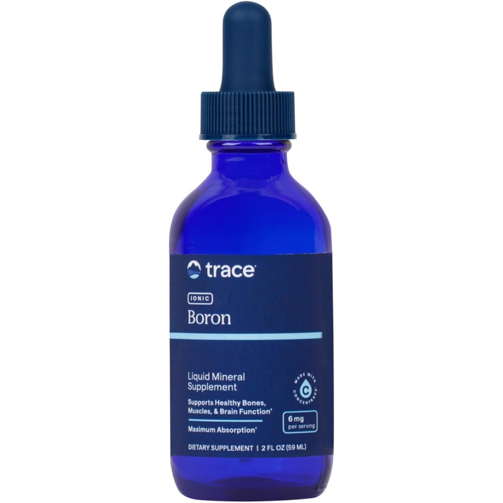 Trace Minerals Ionic Boron - Brain & Bone Support Supplement - Liquid ...