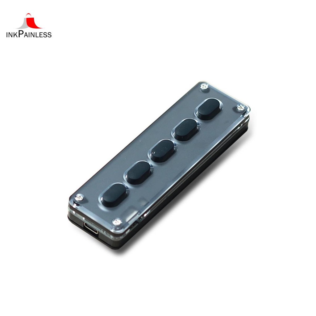 5 Keys Custom Keypad Macro Programmable Bluetooth Keyboard Copy Paste ...