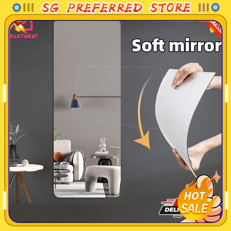 【SG Preferred】 [SG stock Fast Shipping]HD Acrylic Mirror Full Body