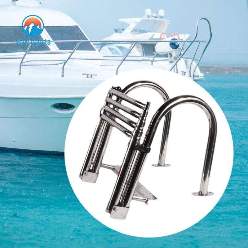 Ladder For Boat, Foldable Boarding Steps, Responsive Portable
