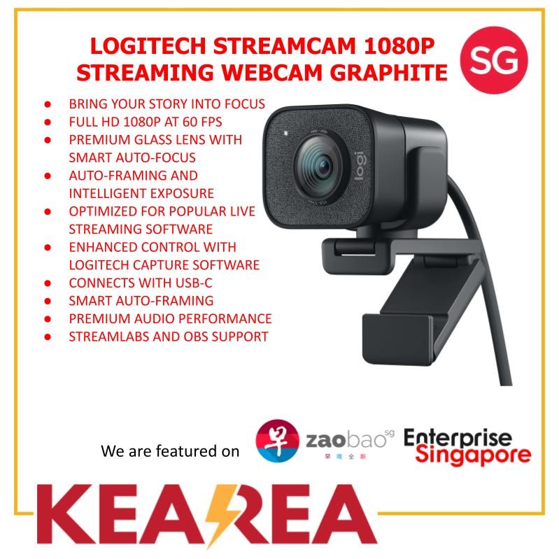 Logitech for Creators StreamCam - Premium Webcam for Streaming and ...
