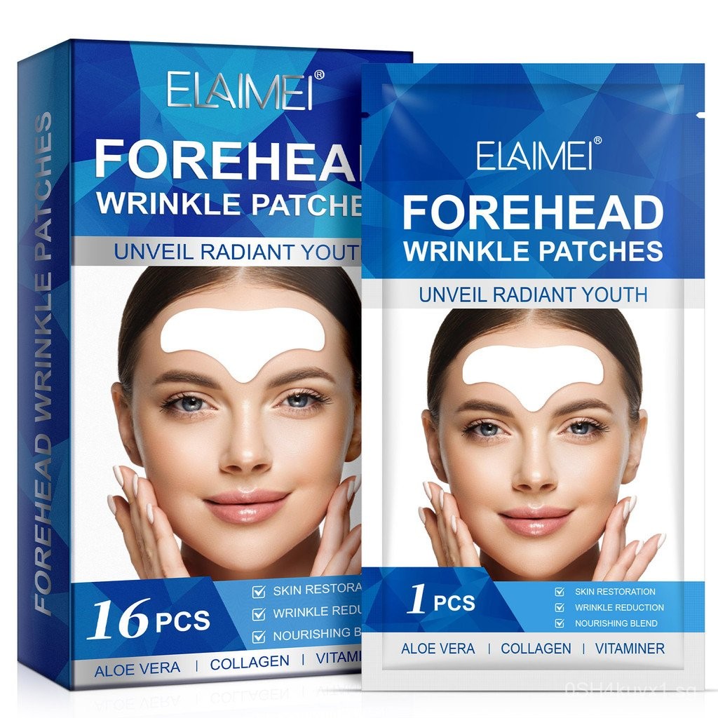ELAIMEI Forehead Wrinkle Patch16p Forehead Wrinkle Nasolabial Fold ...
