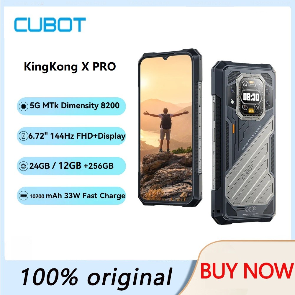CUBOT KINGKONG X PRO, Rugged Smartphone 5G, Dimensity 8200, 4nm, 3.1GHz ...