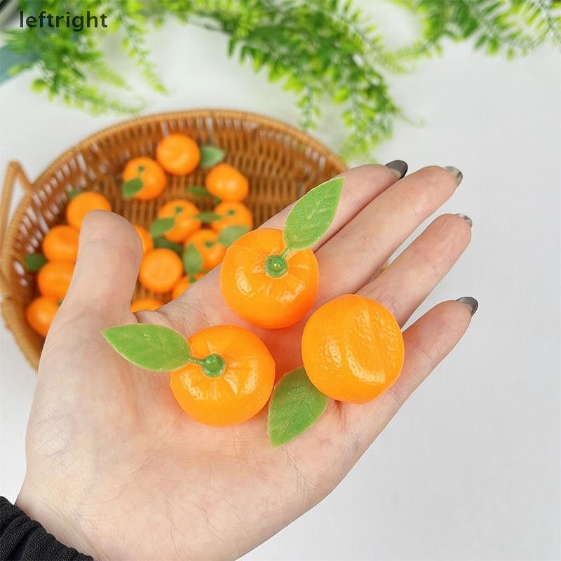 [leftright] 10/50 Pcs Realistic Fruit Orange Decor Artificial Oranges ...