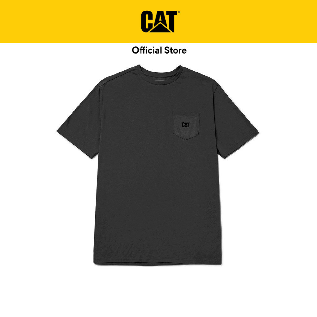 Tee-shirt Caterpillar Homme, Noir Avec Logo Gris - Taille XXL - Neuf Avec étiquettes (NWT)