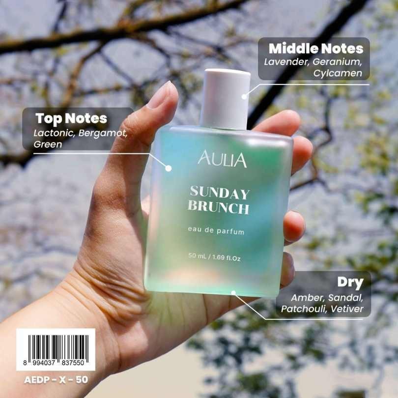 Aulia Eau De Parfum 50ml - Sunday Brunch / Merah Jingga Official - Gambar 2