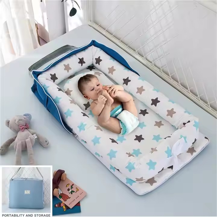 Foldable Baby Bed Portable Bed Newborn Cot Sleeping Carrying Bag Baby ...