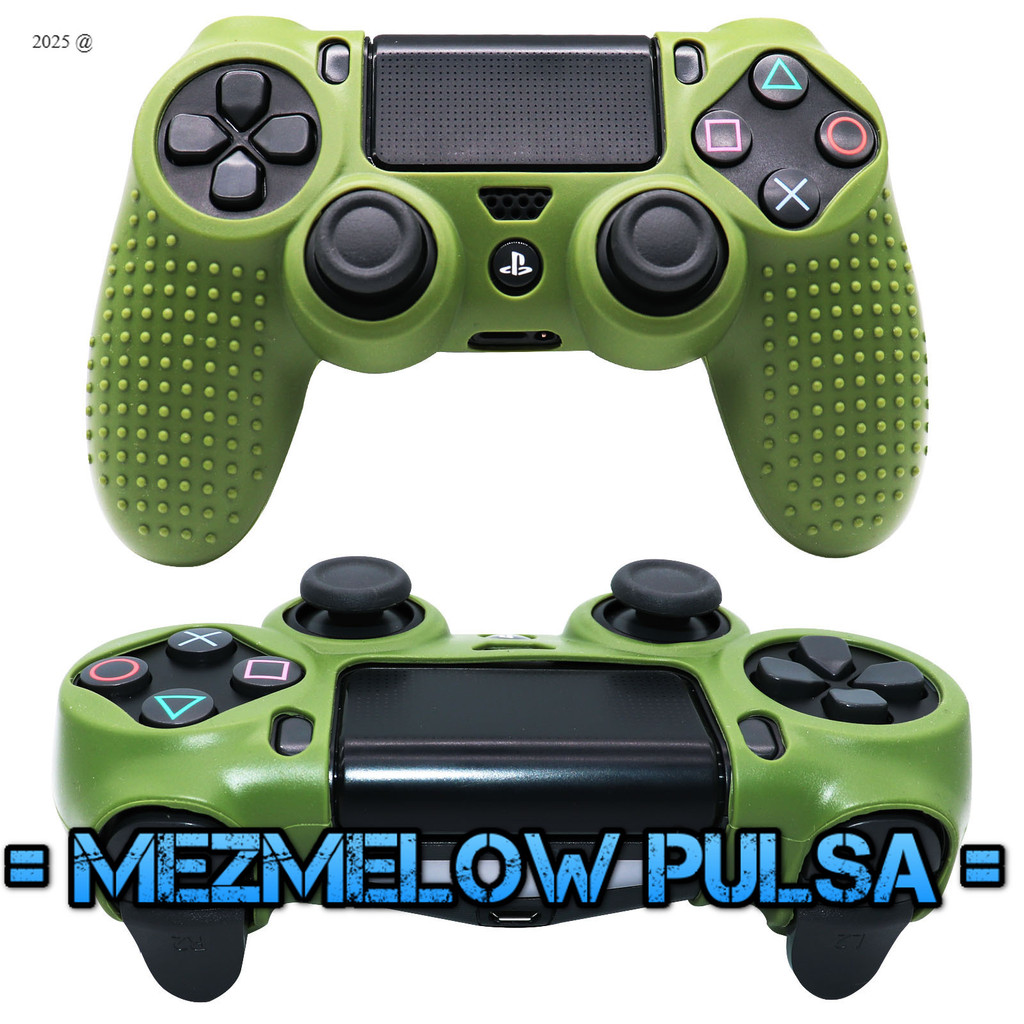 Caseng Case Stik Cover Stik PS4 Silikon Dots Anti Selip / Softcase Stik PS4 - Gambar 4