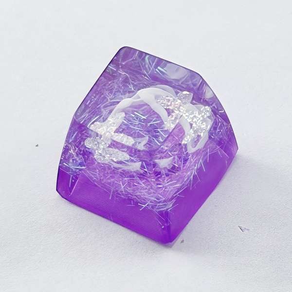 keycaps keycaps custom Unique diy Epoxy Resin Color Translucent ...