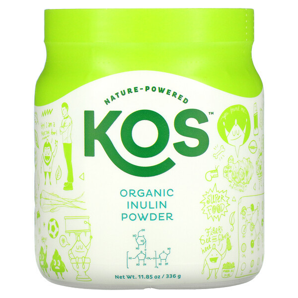 KOS, Organic Inulin Powder, 11.85 oz (336 g) | Shopee Singapore