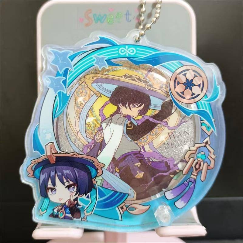 58mm Ita Bag Game Genshin Impact Wanderer Kabukimono Balladeer