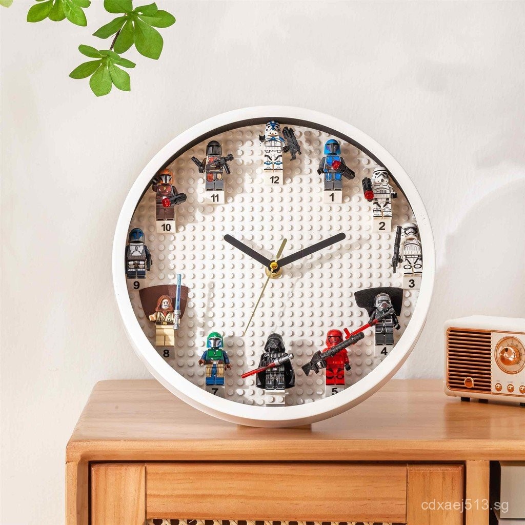 Children's Day Compatible with Lego Minifigures Wall Clock Wall ...