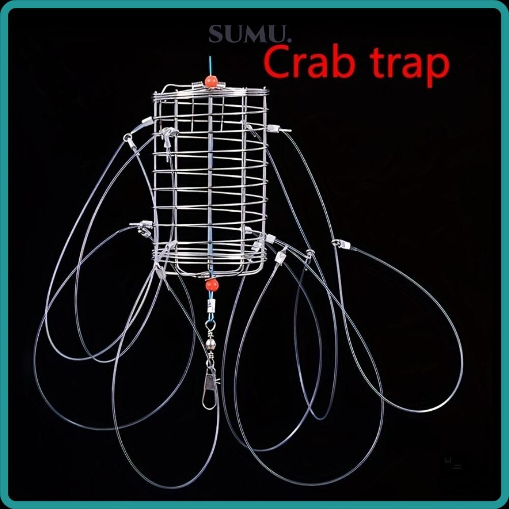 SUMU Catching Tool, Stainless Steel Nylon Thread Crab Trap ...