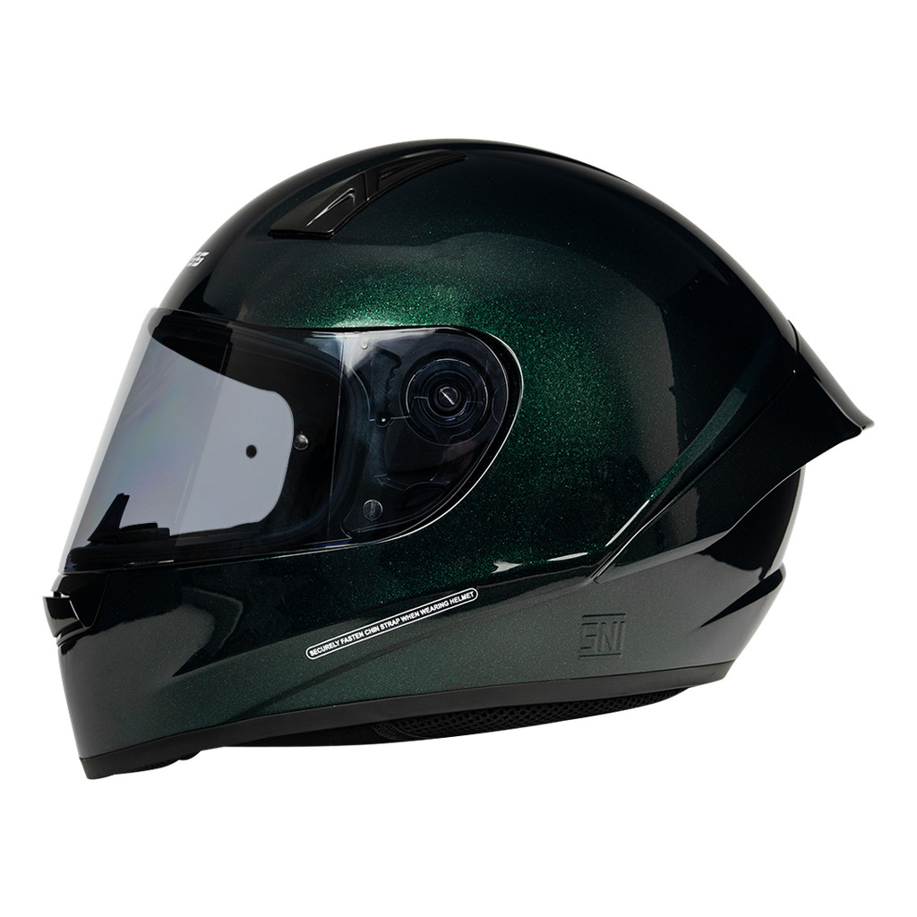 Cargloss KRC Helm Full Face Moonlight - Green - Gambar 3