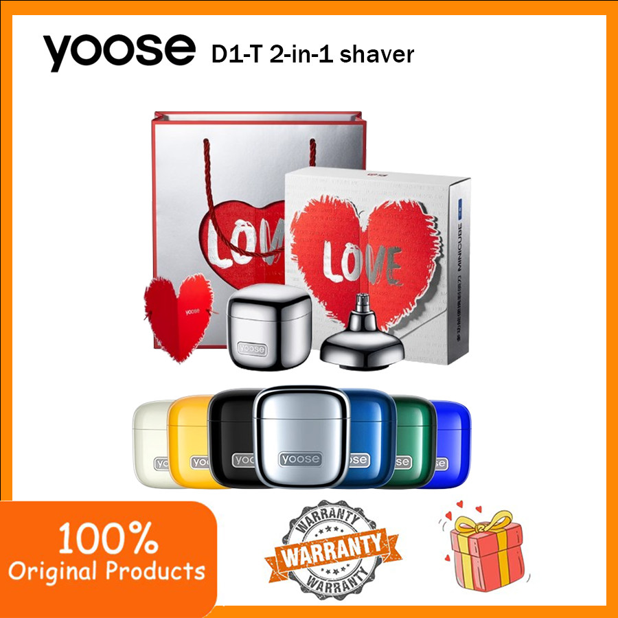 Yoose D1-S Mini2-in-1 portable Portable shaver * nose hair trimmer ...