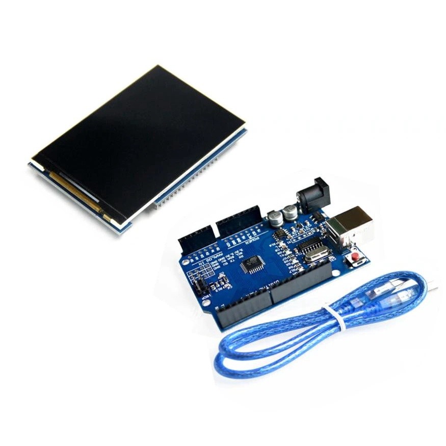 Lcd Module 3.5 Inch TFT Touchless LCD Screen 3.5 Inch+UNO R3 REV3 ...