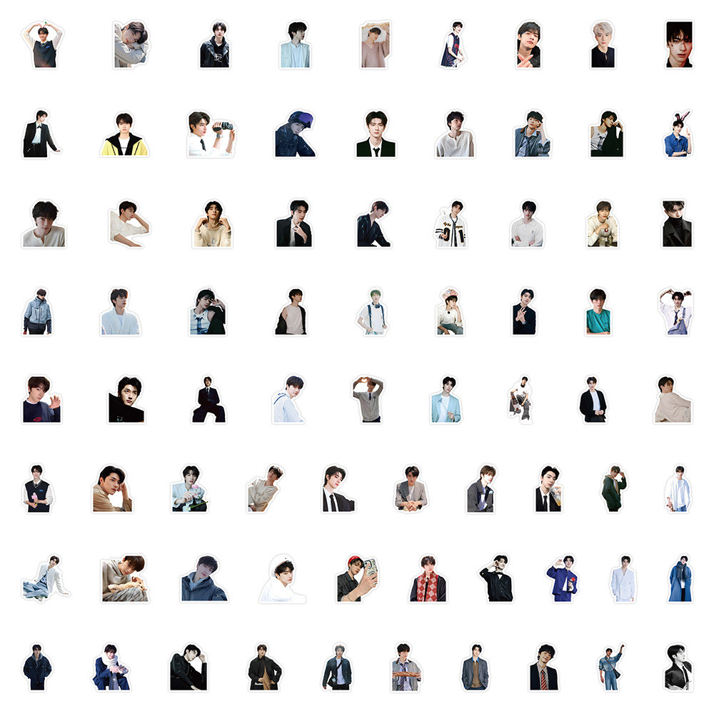40-102pcs Cristiano Ronaldo Photo Stickers Chinese Drama Actors Lin Yi ...