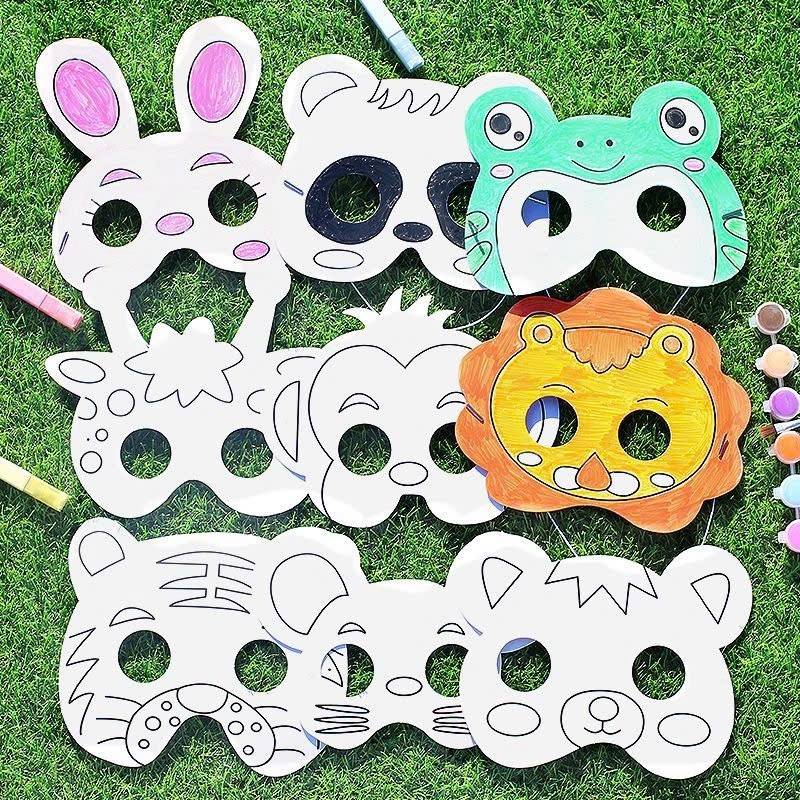 Children Animal Coloring Masks Goodie Bag Filler | Shopee Singapore