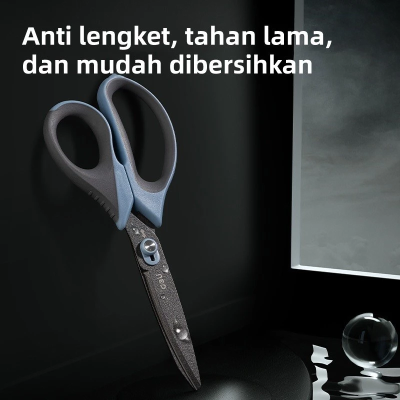 Deli Scissor / Gunting Pembuka Paket 2in1 Anti Karat Gunting Pembuka Paket TJ119 - Gambar 3
