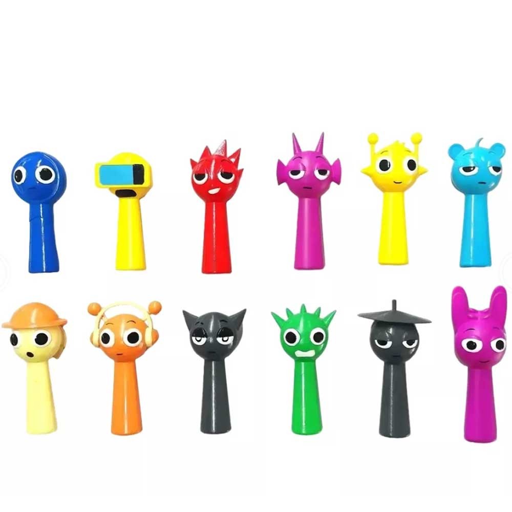 12PC Sprunki Action Figure Model Dolls Game Model Ornaments Toys ...