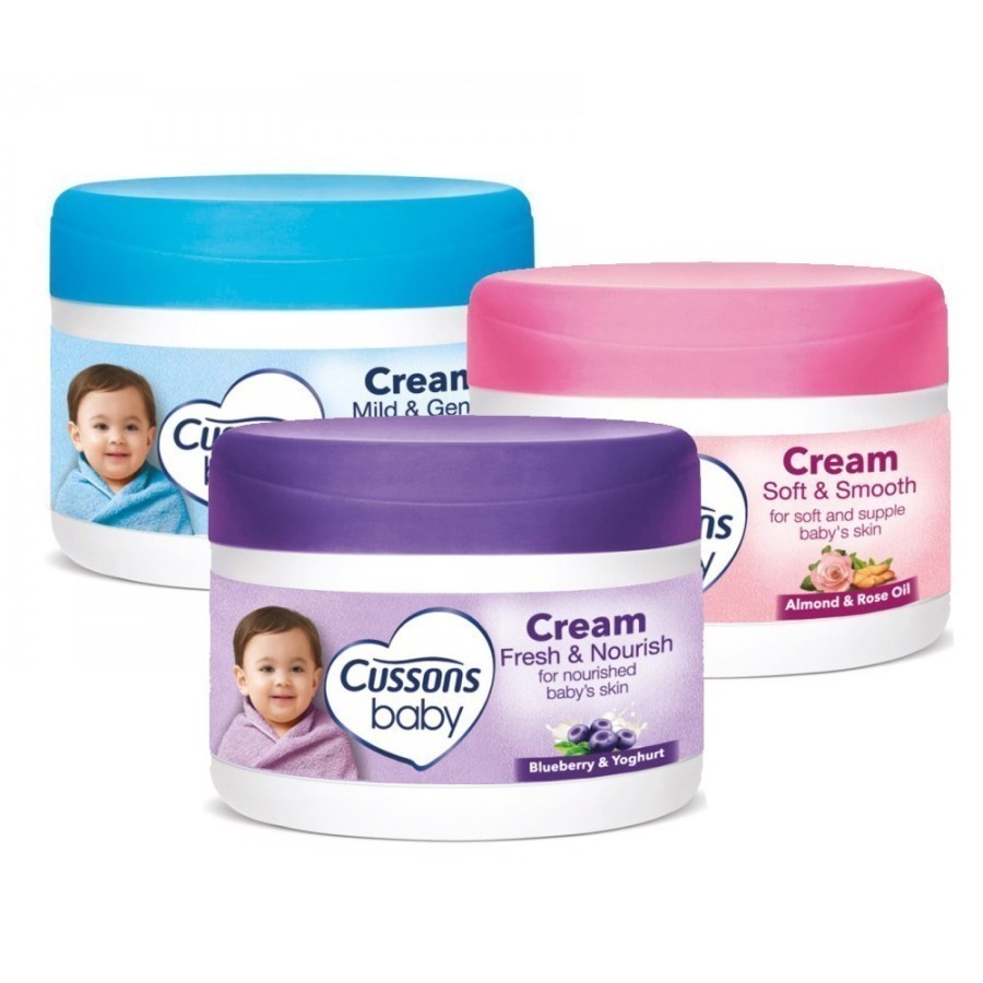 Cussons Baby Cream 50gr & 100gr - Krim Bayi Anti Ruam Popok / Merah jingga Official - Gambar 4