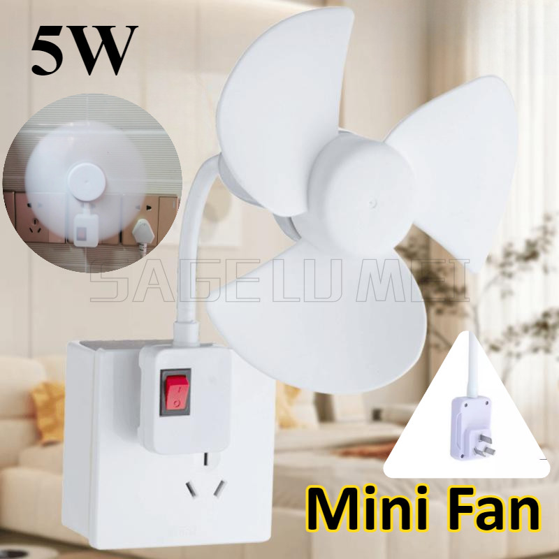 Socket Table Fan Mini Fan 5W Ceiling FansCeiling Indoor Bedroom Kitchen ...