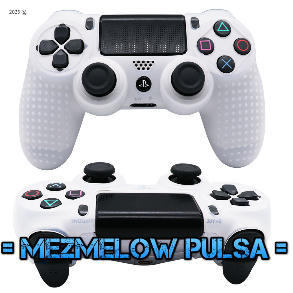 Caseng Case Stik Cover Stik PS4 Silikon Dots Anti Selip / Softcase Stik PS4 - Gambar 2
