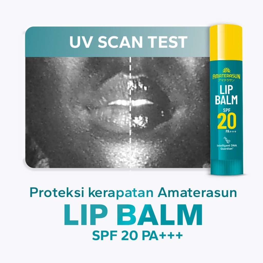 Amaterasun Lip Balm SPF 20 PA+++ / Merah Jingga Official - Gambar 4