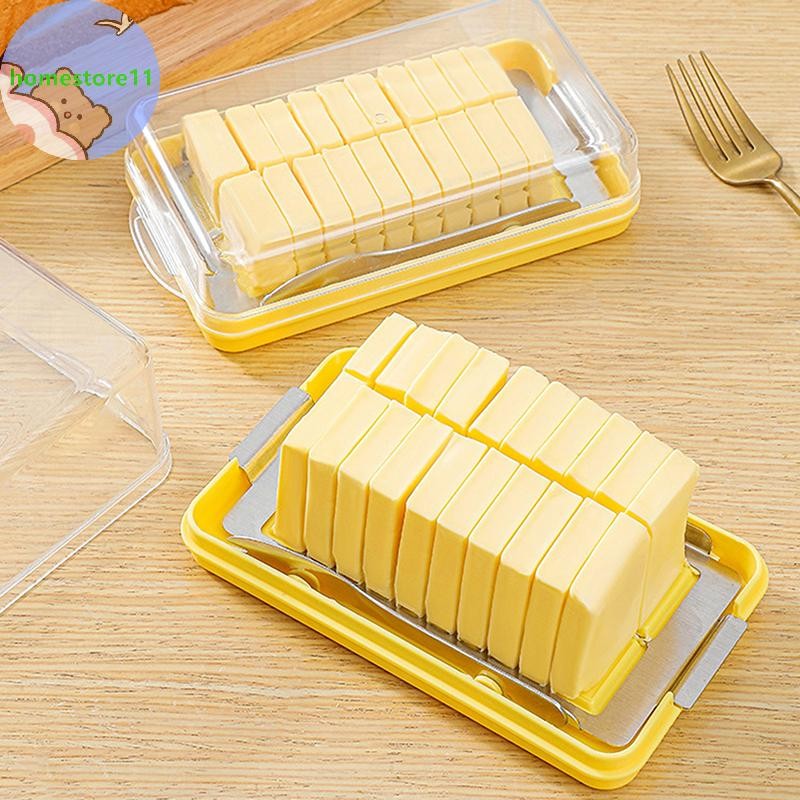 Homestore Cheese Butter Cutg Fresh-keeping Box With Lid Frozen Butter ...