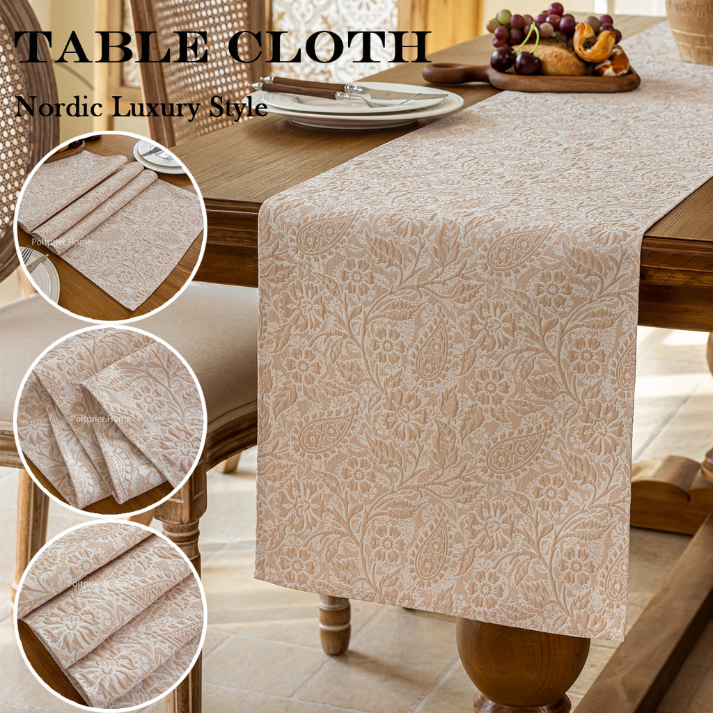 Table Cloth Nordic Pattern Thick Table Mat Suitable for Home Festival ...