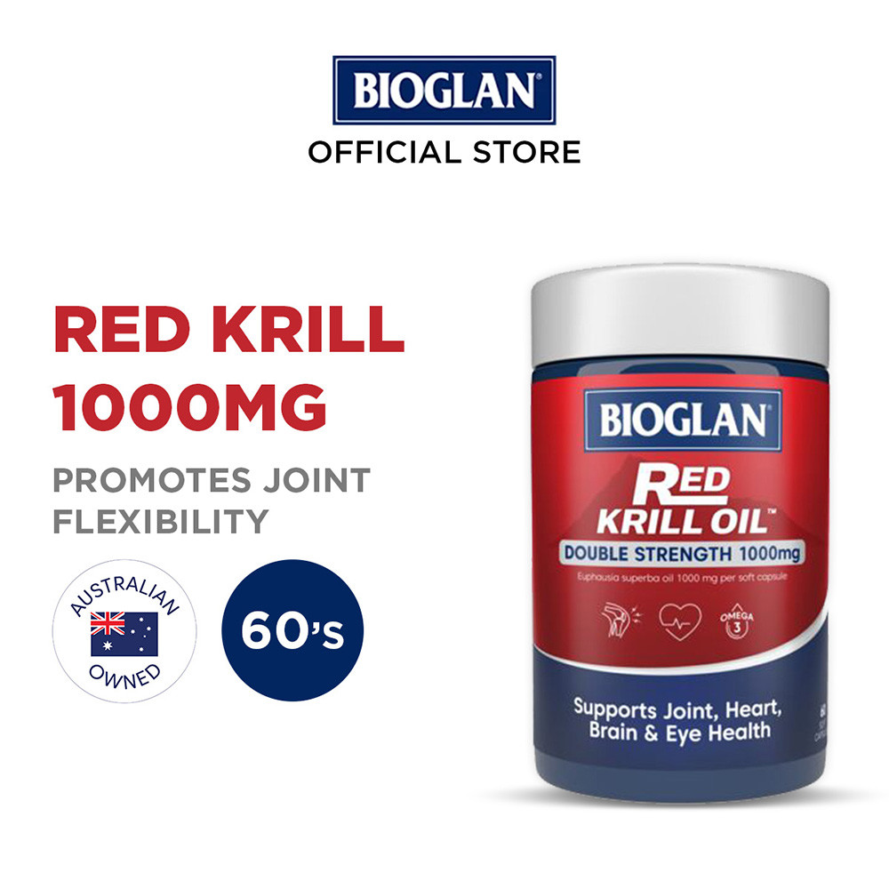Bioglan Red Krill 1000mg 60s | Shopee Singapore