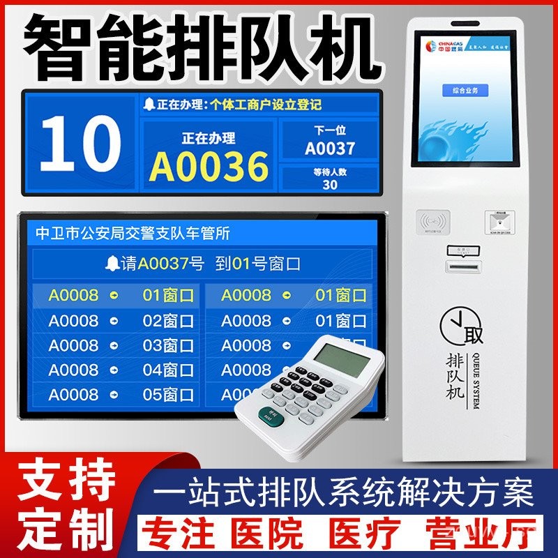 Wireless Queue Numbering System for Hospitals, Banks, Customer Service ...