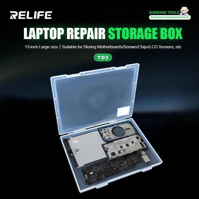 RELIFE TO3 13-inch Laptop Repair Storage Box for Storing Laptop/Tablet ...