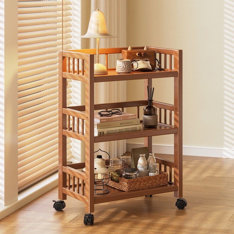 3 Tier Storage Rack Snack Storage Rack Mobile Trolley | Shopee Singapore