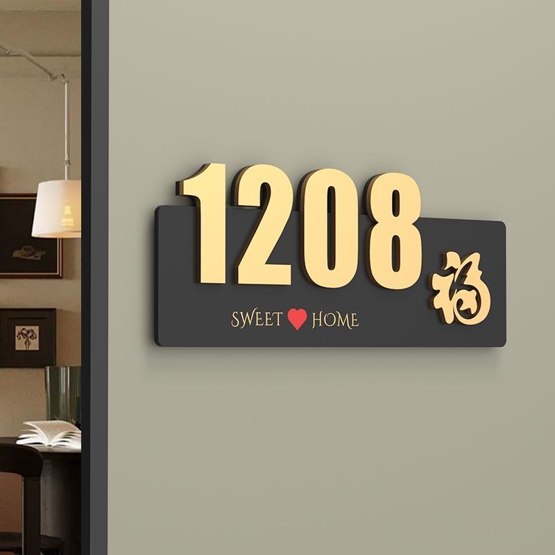 Customised Unit Sign door sign door unit number Custom Number Signage ...