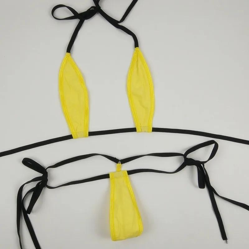 Teardrop Mini Micro Bikinis Sexy Tiny Swimwear Swimsuit Women Female ...