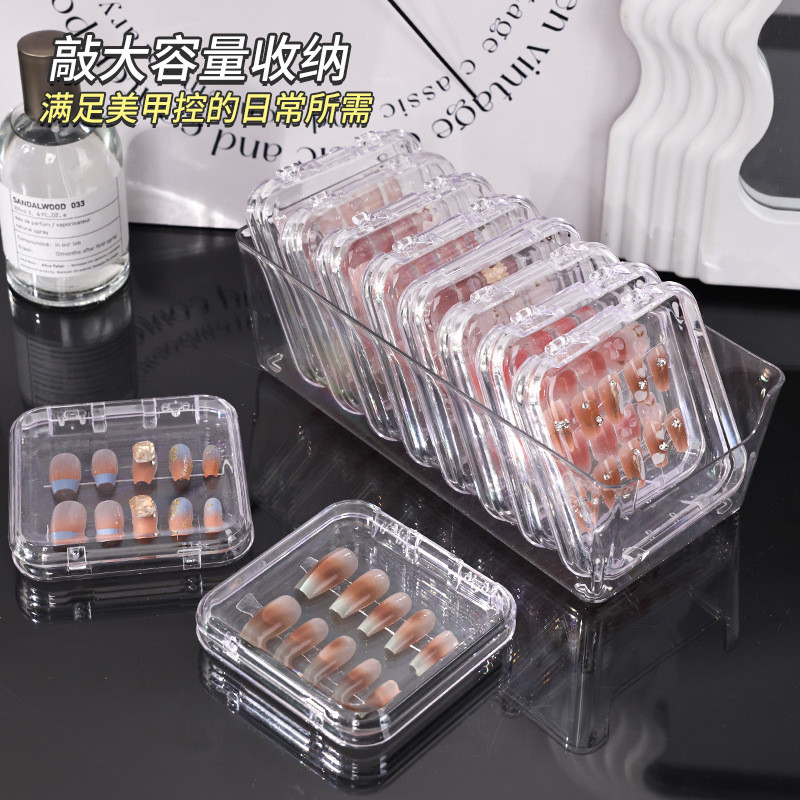Wearing Armor Storage Box Flip Transparent Desktop Display Storage ...