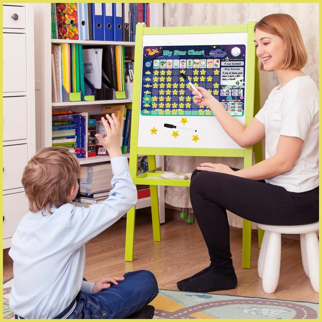 Chore Chart for Kids Magnetic Kids Behavior Chart with Stickers Funny ...