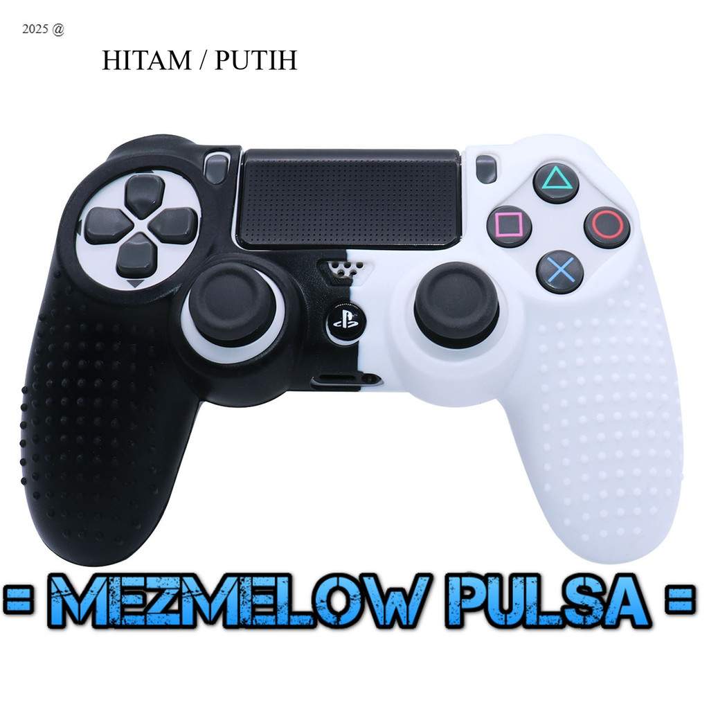 Caseng PS4 Stik Cover Silikon Anti-Slip Dots - Gambar 3