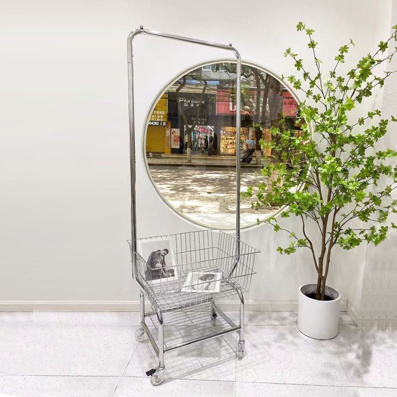 Shelf Floor Coat Rack Women's Clothing Store Internet Famous Photo ...