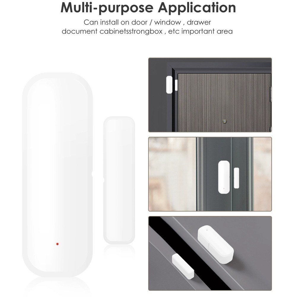 (DEAL) Tuya WiFi/For Zigbee Door Sensor For Window Sensor Smart Home ...