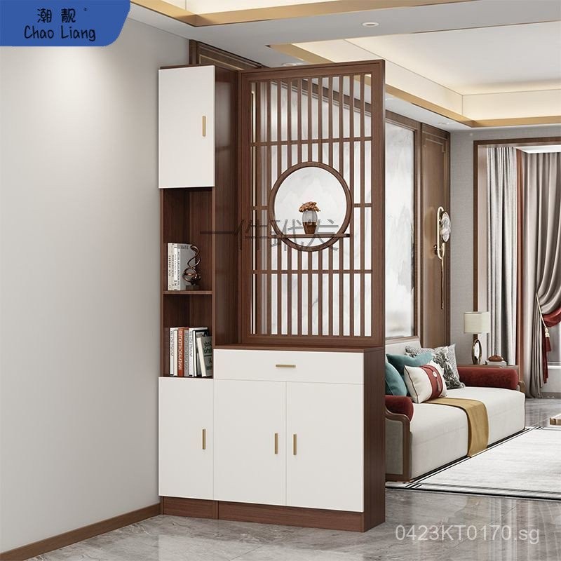 Integrated Partition Opposite Storage Rack Entryway Shoe Cabinet Door ...
