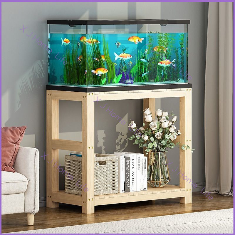 Solid Wood Fish Tank Rack Base Aquarium Base Cabinet Fish Tank Cabinet ...