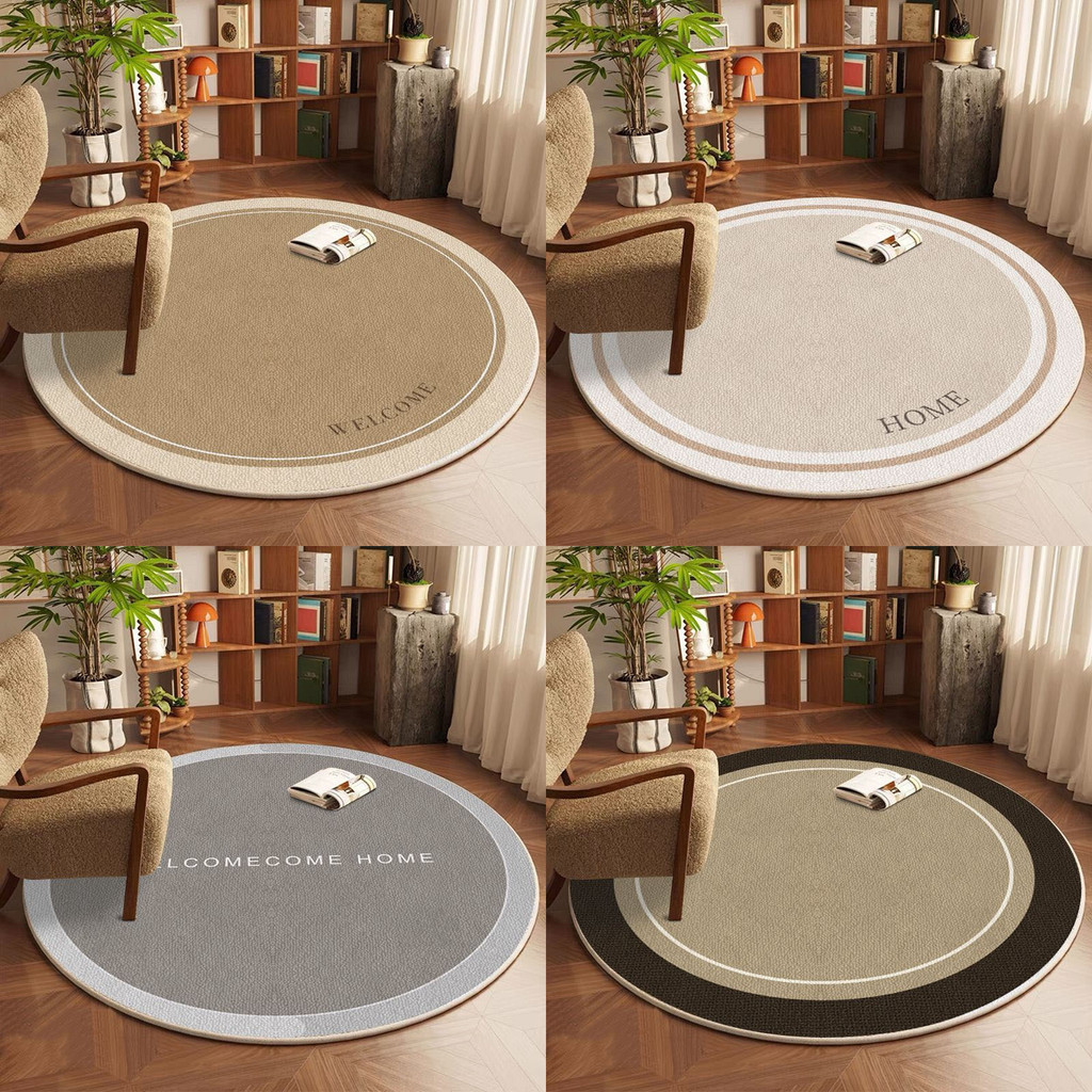 Round Shape Rug Carpet Living Room Carpet Floor Mat Velvet Carpet 60cm ...
