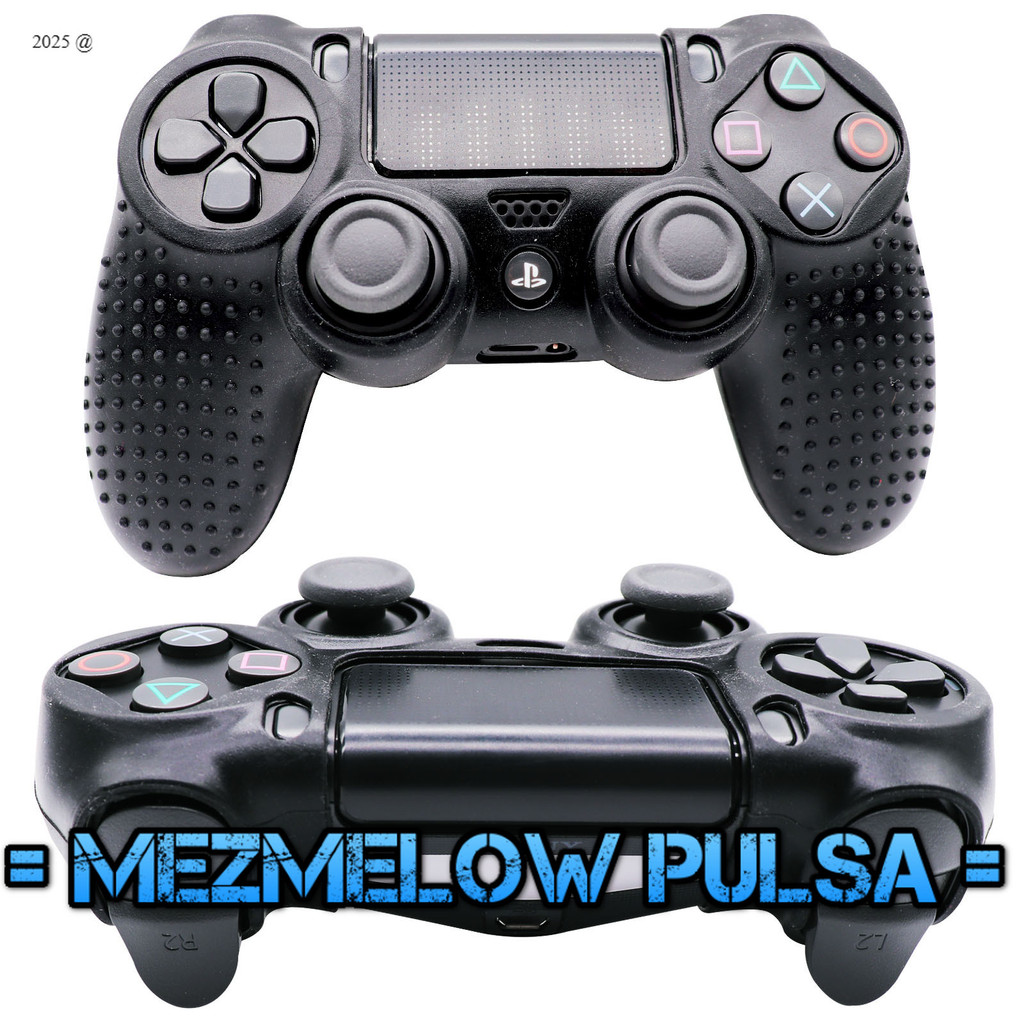 Caseng Case Stik Cover Stik PS4 Silikon Dots Anti Selip / Softcase Stik PS4