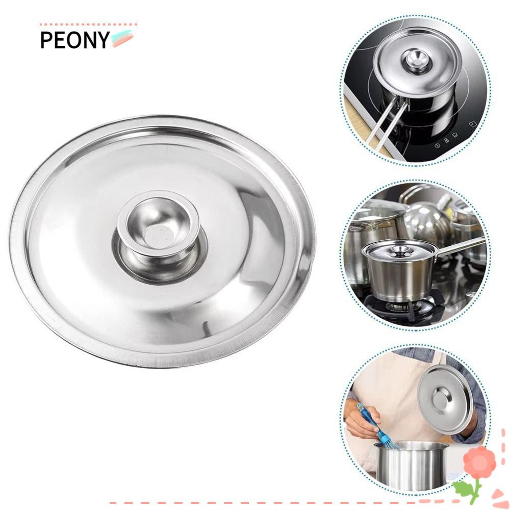 PEONIES Lid Pot Cover, 10-24cm Universal Round Pot Lid, Thicken ...