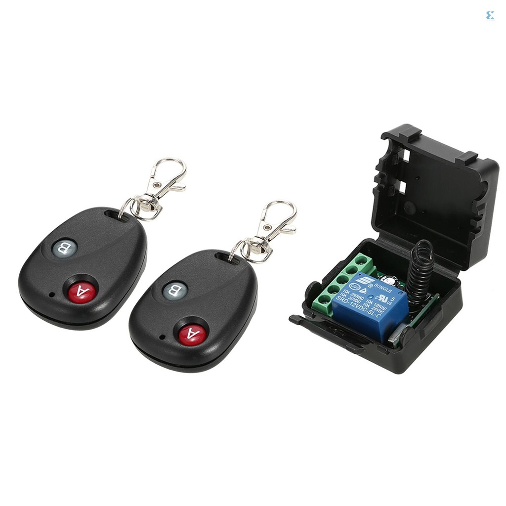Smart Home 433Mhz DC 12V 1CH Wireless Remote Switch Relay Receiver ...