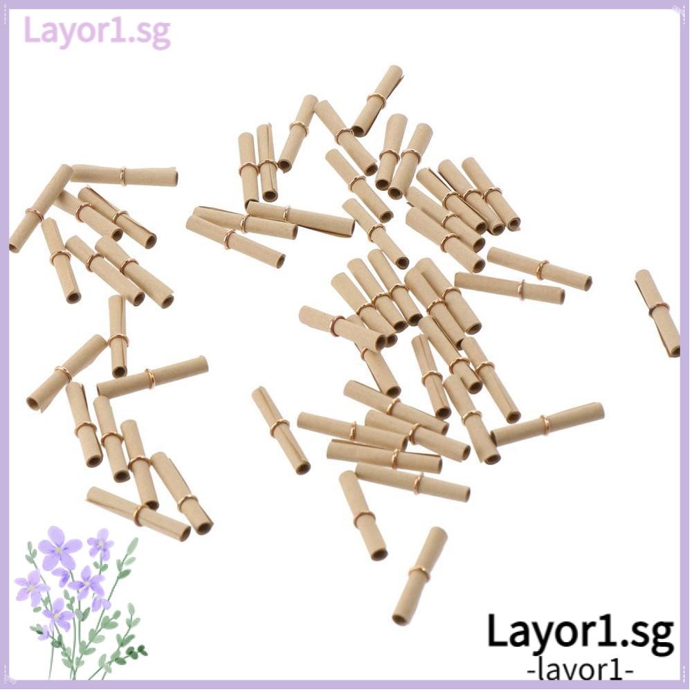 LAYOR1 100pcs Vintage Scrolls, Vintage Paper Mini Scrolls, Lucky Scroll ...