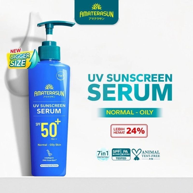 Amaterasun UV Sunscreen Serum SPF 50+ PA++ / Sunblock / Merah Jingga Official - Gambar 3